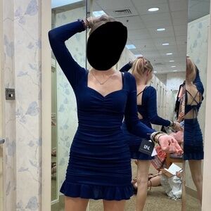 Navy Longsleeve Dress